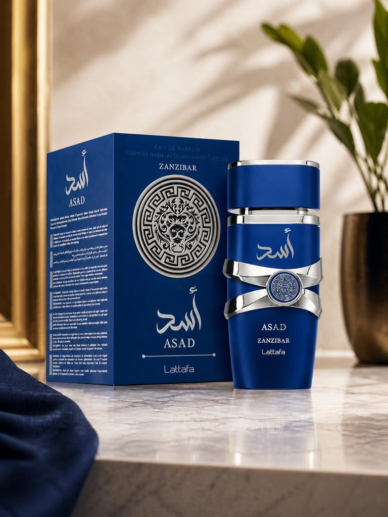 Lattafa ASAD Zanzibar Eau de Parfum - Luxe Herengeur, Ophalen of Verzenden, Nieuw
