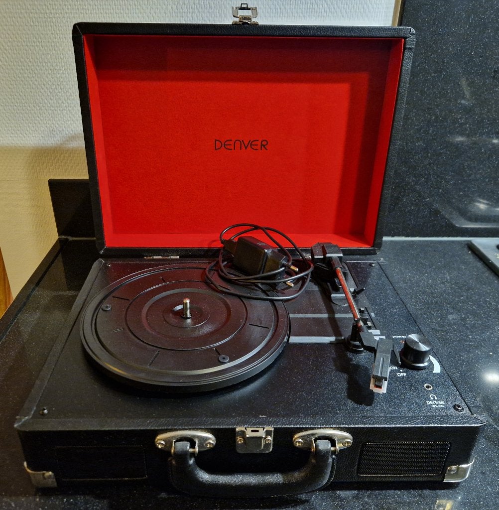 Denver VPL-120 Koffer Platenspeler - Zo goed als nieuw, Ophalen of Verzenden, Zo goed als nieuw, Platenspeler, Overige merken