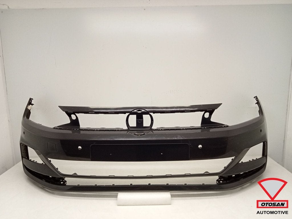 VW Polo 2G 2017-2021 Voorbumper Bumper 4xPDC, Auto-onderdelen, Carrosserie en Plaatwerk, Bumper, Volkswagen, Gebruikt, Ophalen of Verzenden