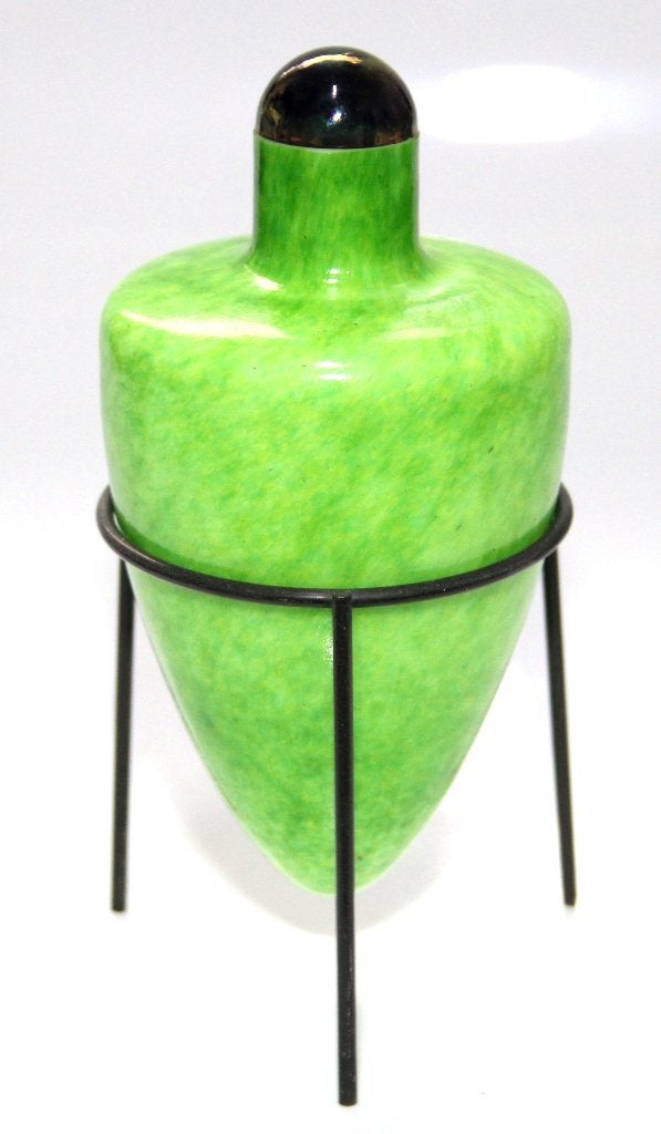 Prachtig Fins Glas Amfora M. Salo Nuutaïarvi, Antiek en Kunst, Ophalen of Verzenden