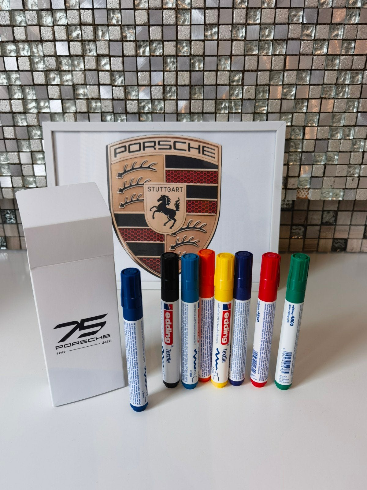 origineel porsche stiften 75 jaar jubileum, Verzamelen, Ophalen of Verzenden, Nieuw