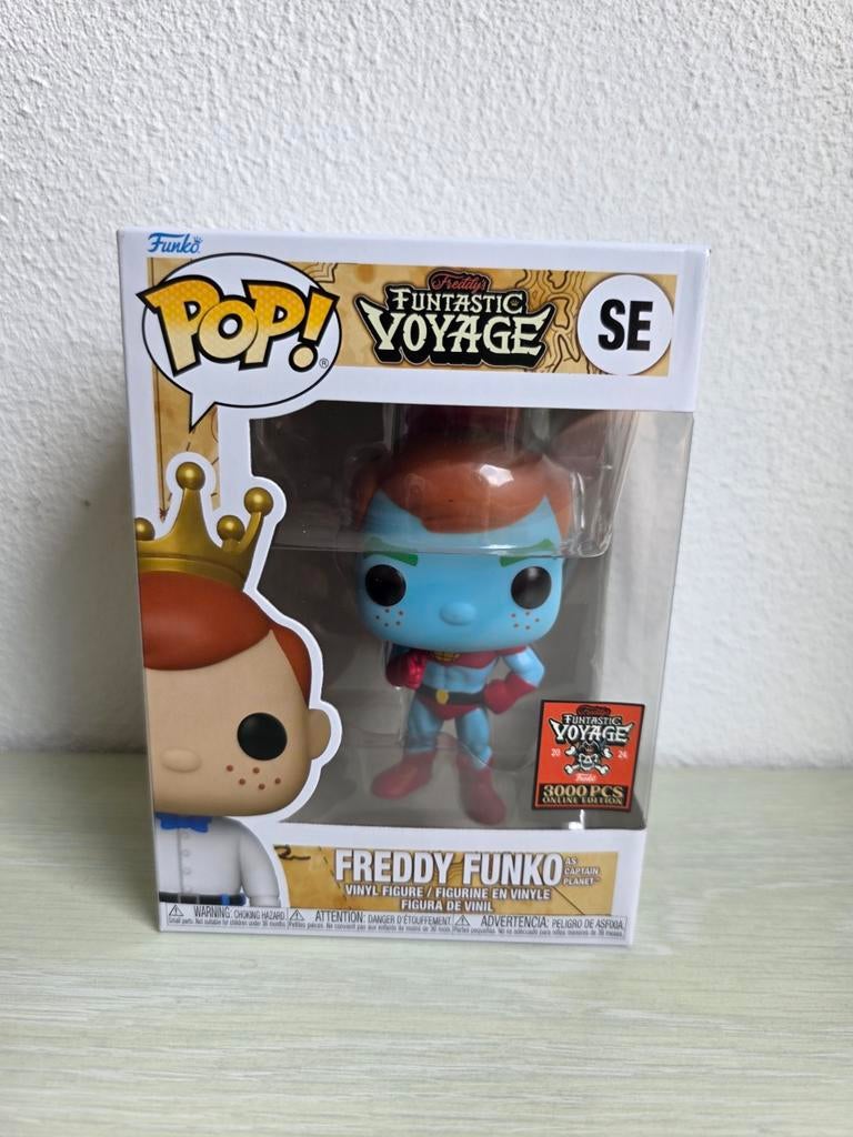 Freddy Funko as Captain Planet (3000 PCS) - Funtastic Voyage, 21 Holborn Viaduct, London, EC1A 2DY, SupportEMEA@Funko.com, Funko