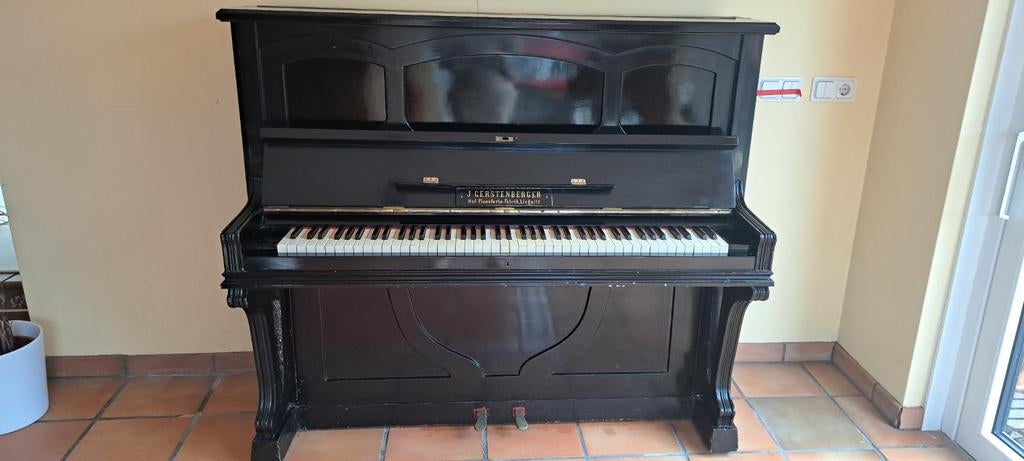 Zwart J Gerstenberger Piano - Opknapper, Ophalen of Verzenden