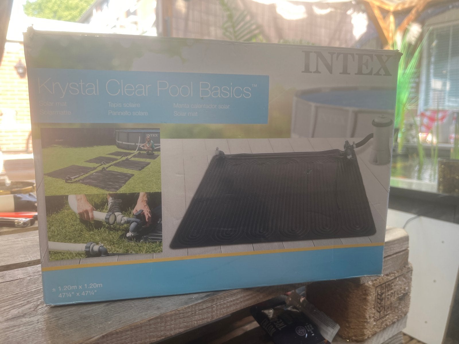 Intex Krystal Clear Pool Basics Solar Mat Zwembadverwarming, Tuin en Terras, Zwembad-toebehoren, Ophalen, Nieuw, Verwarming