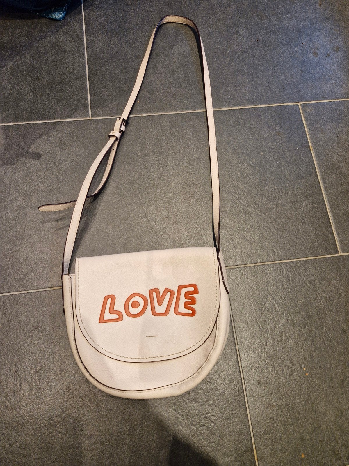 Coach x Keith Haring 'LOVE' Crossbody Tas (Limited Edition), Ophalen of Verzenden, Nieuw, Wit, Schoudertasje