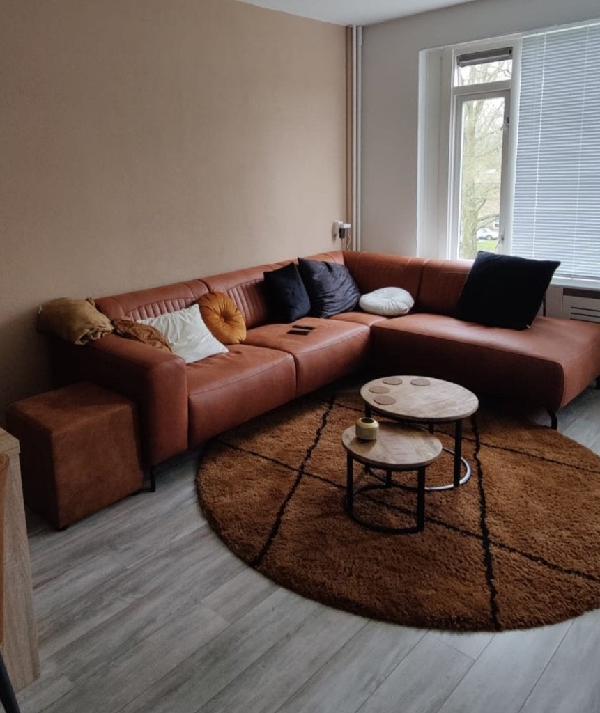 Bank woonkamer (incl. Poef), Ophalen, 250 tot 300 cm, Hoekbank, Nieuw
