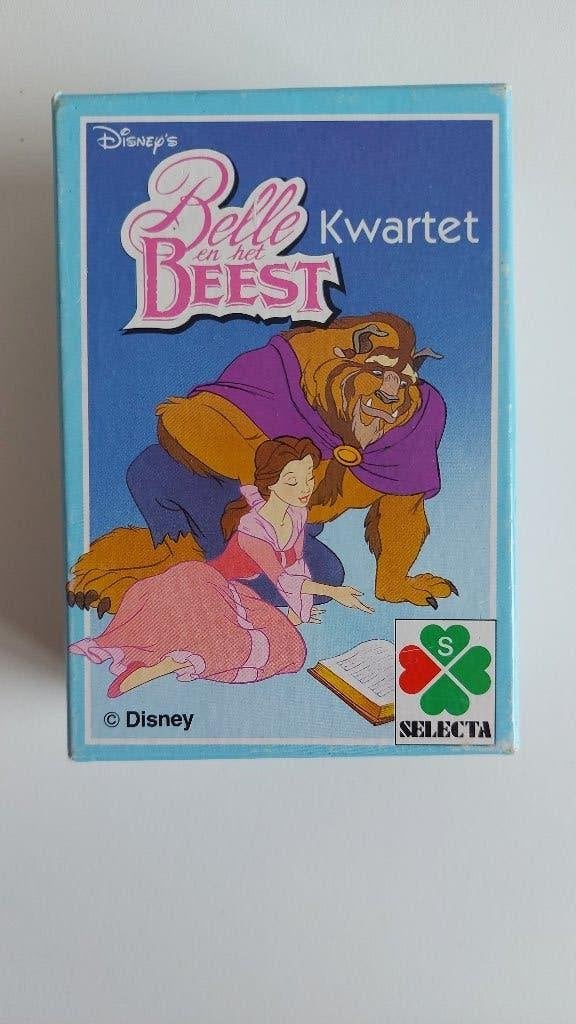 VINTAGE Disney's Belle en het Beest kwartspel, Verzamelen, Ophalen of Verzenden, Assepoester of Belle, Gebruikt, Beeldje of Figuurtje