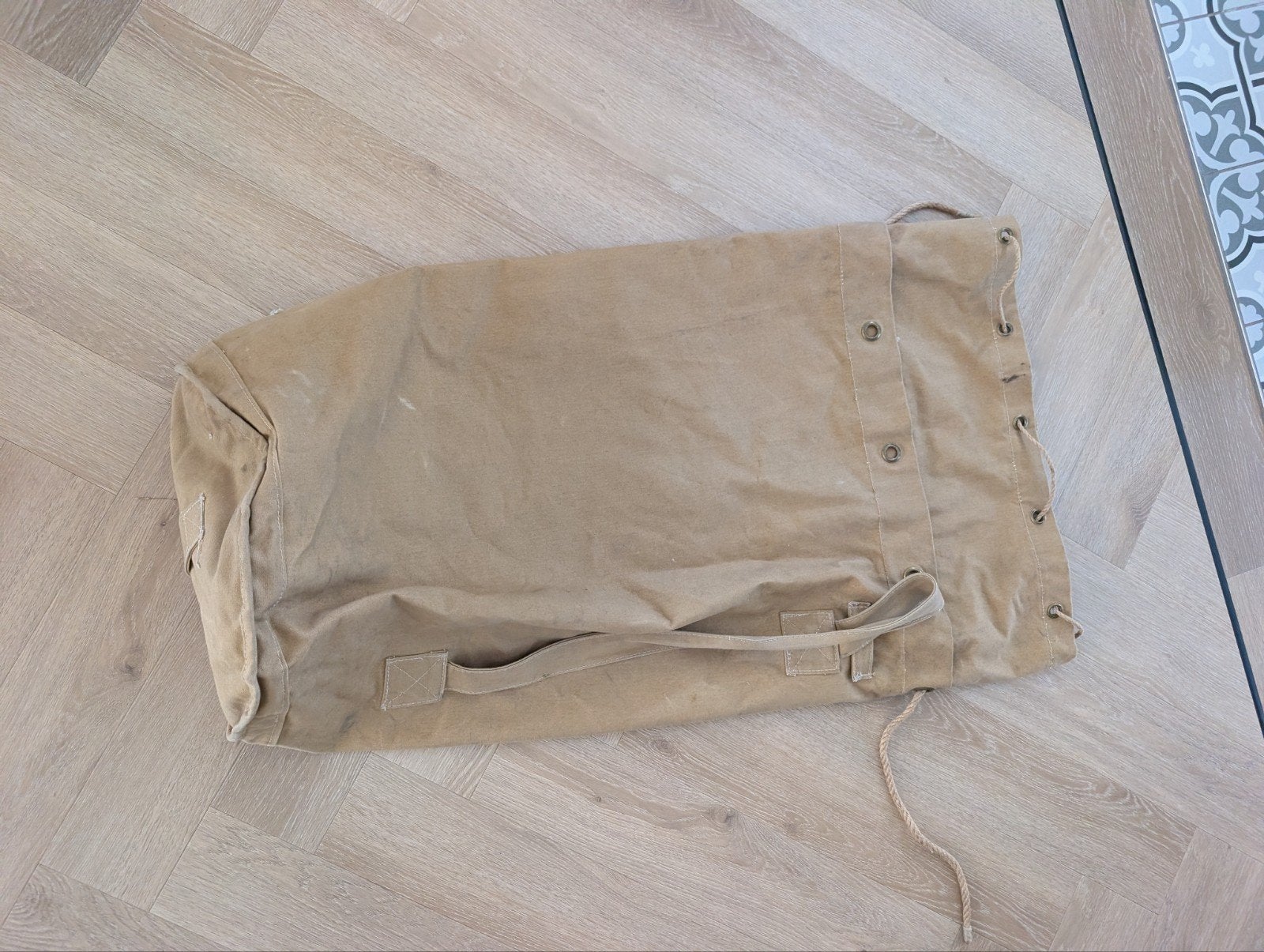 Vintage leger plunjezak - 80cm, Ophalen of Verzenden, Marine, Nederland