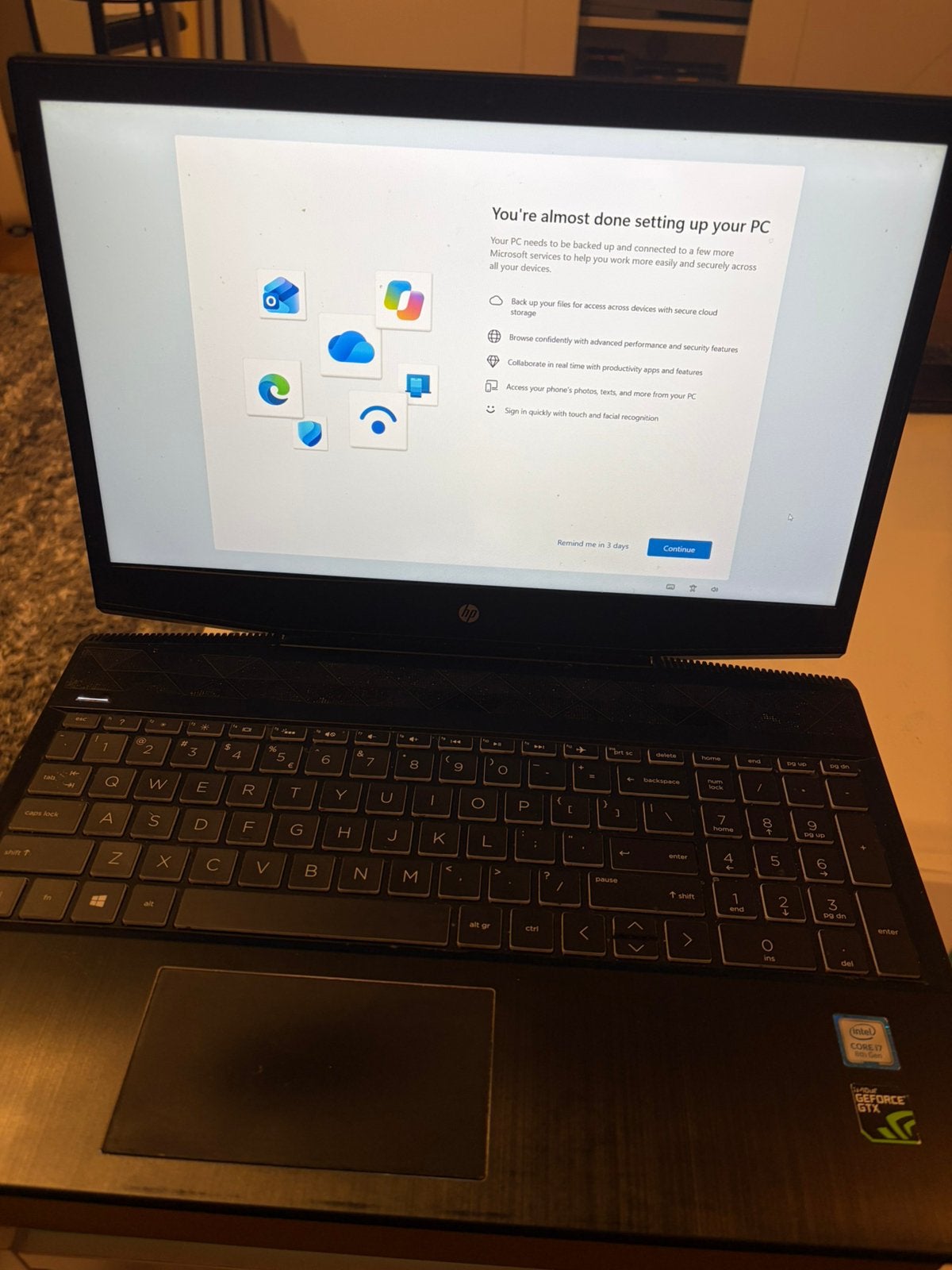 HP Pavilion Gaming Laptop 15-cx0830nd, Computers en Software, Ophalen, Gebruikt, 15 inch, Gaming