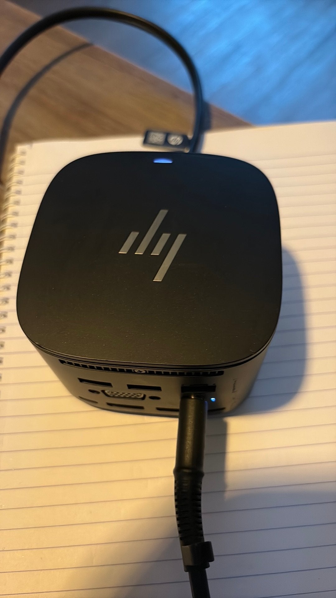 Hp thunderbolt  g2 met combo kabel, Ophalen of Verzenden, Zo goed als nieuw