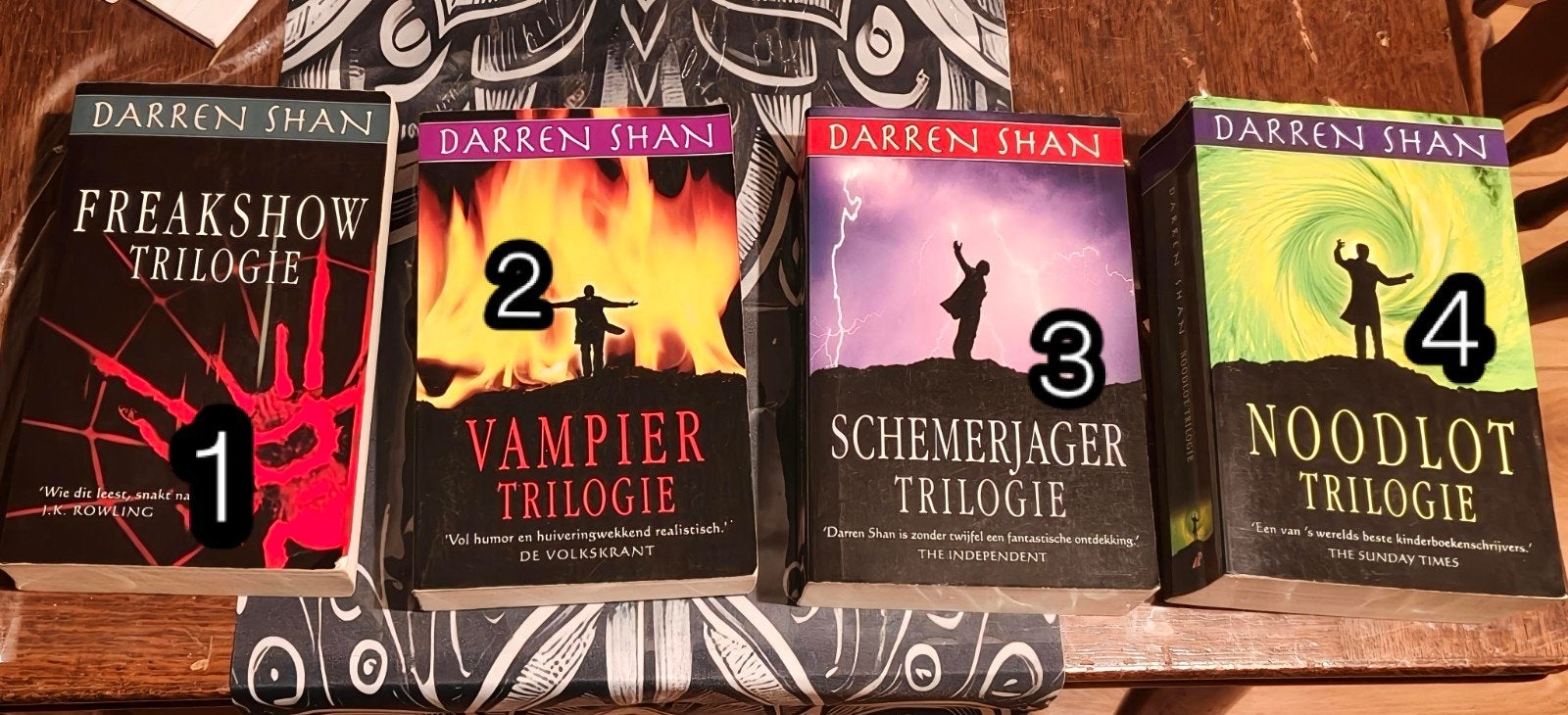 Darren Shan: De Vampiersleerling - Complete Serie (4 delen), Ophalen of Verzenden, Gelezen, Darren Shan