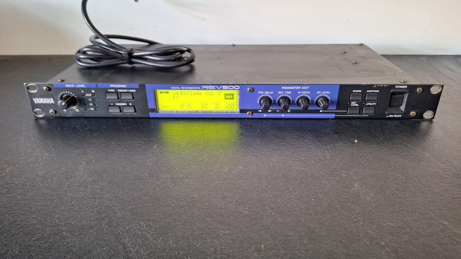 Yamaha REV500 Digitale Reverb Processor - Thuis Gebruikt, Muziek en Instrumenten, Ophalen of Verzenden, Gebruikt, Reverb