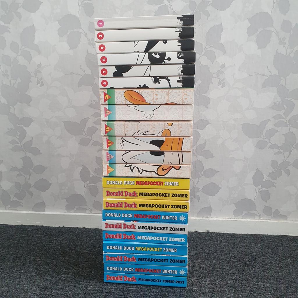 Donald Duck Megapocket, dubbelpocket en Duckstad collectie, Meerdere stripboeken, Ophalen, Gelezen, Walt Disney