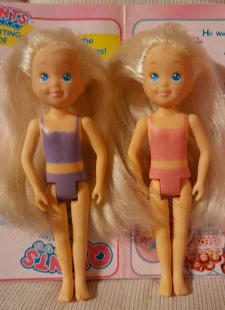 Tyco quints cousins kleine barbie popjes jaren 90, Ophalen of Verzenden, Zo goed als nieuw, Barbie
