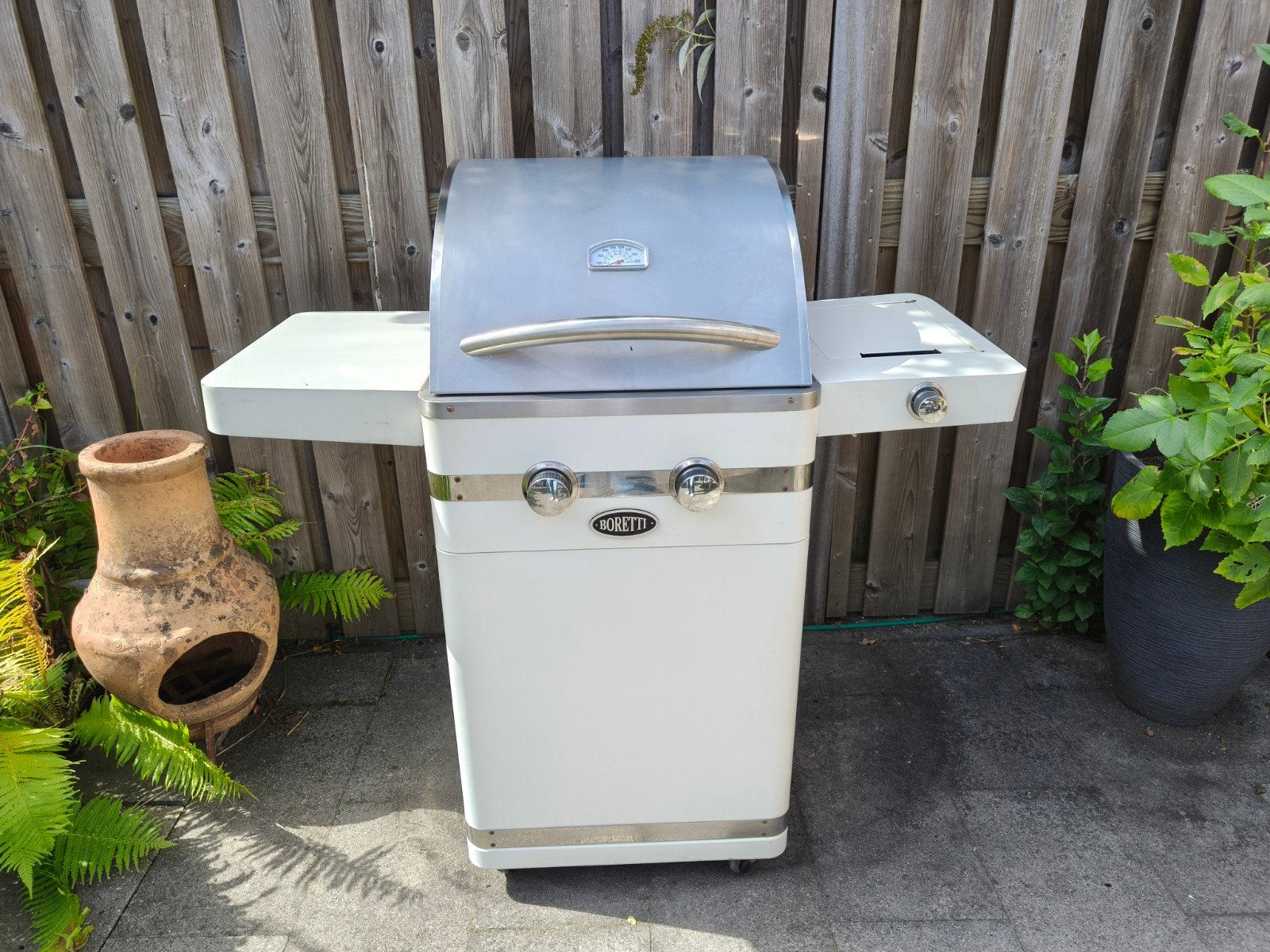 Boretti Gasbarbecue met zijbrander - Model Bernini, Ophalen, Gebruikt, Boretti