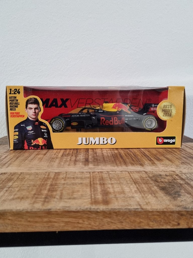 Bburago Max Verstappen Red Bull RB15 2019 schaal 1:24, Ophalen of Verzenden, Nieuw, Auto, Bburago