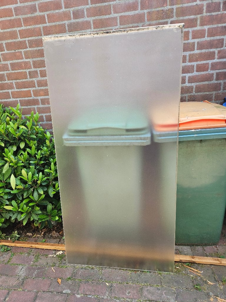 Glasplaat, Doe-het-zelf en Verbouw, Glas en Ramen, Ophalen, Gebruikt, Minder dan 80 cm, 120 tot 160 cm