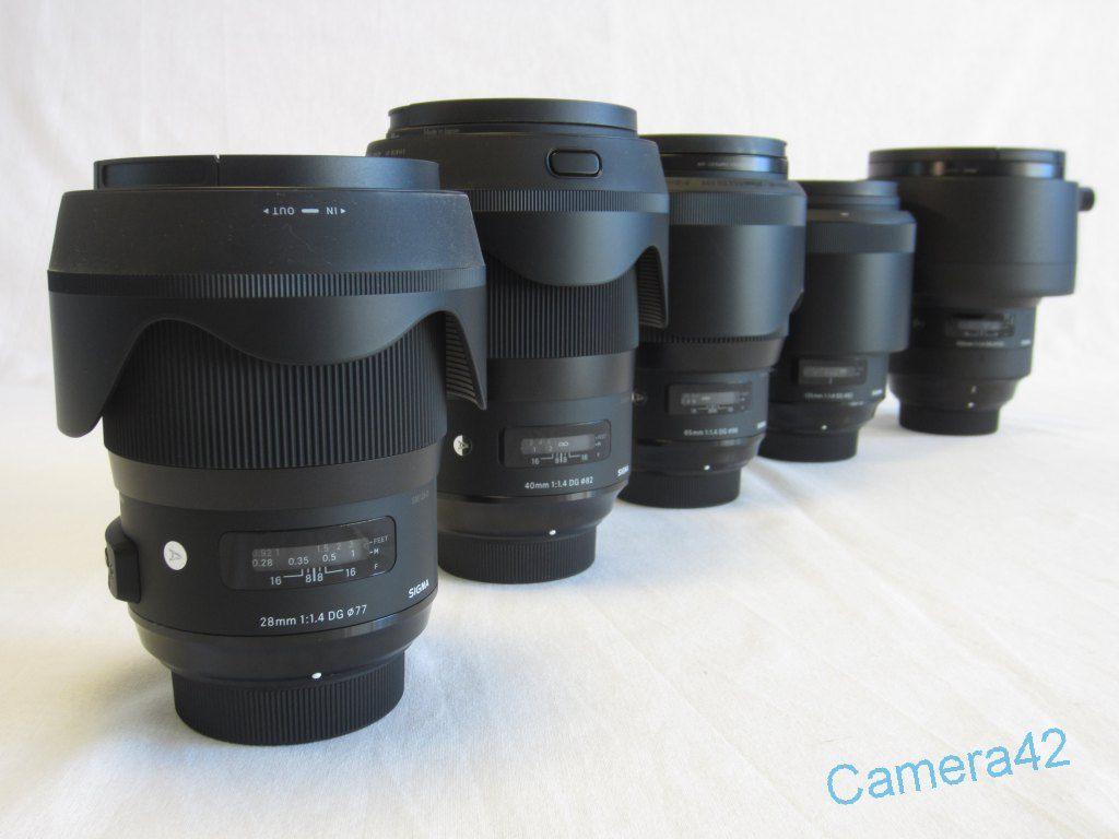 Ultieme set Sigma ART primes 28, 40, 85, 105, 135mm (NikonF), SIGMA Benelux B.V., Zo goed als nieuw, Foto@sigmabenelux.com, De Schaft, De Bouw 1b, 3991 SX Houten