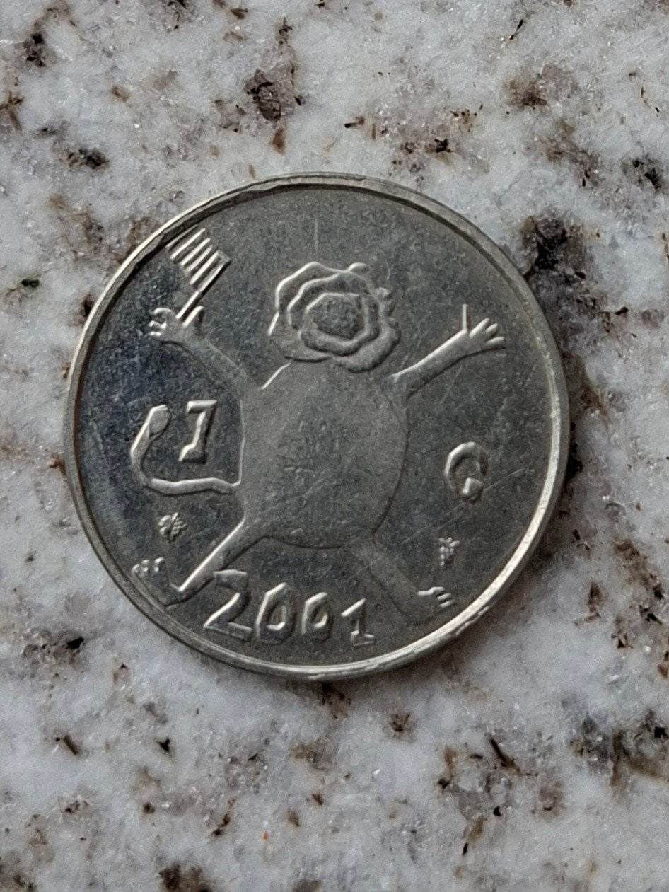 Laatste gulden uit 2001, Postzegels en Munten, Munten | Nederland, Ophalen of Verzenden, Koningin Beatrix, 1 gulden