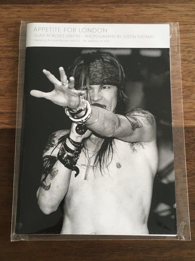 Fotoboekje Guns N Roses Appetite For London 1987-1992 NIEUW, Ophalen of Verzenden, Nieuw, Artiest