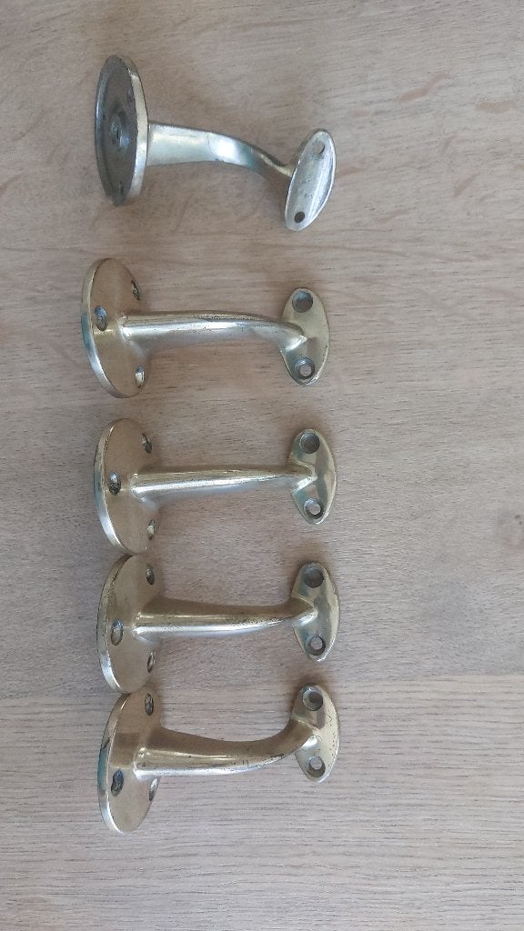 Trapleuning houders, Ophalen of Verzenden, Gebruikt, Koper of Messing, Overige typen