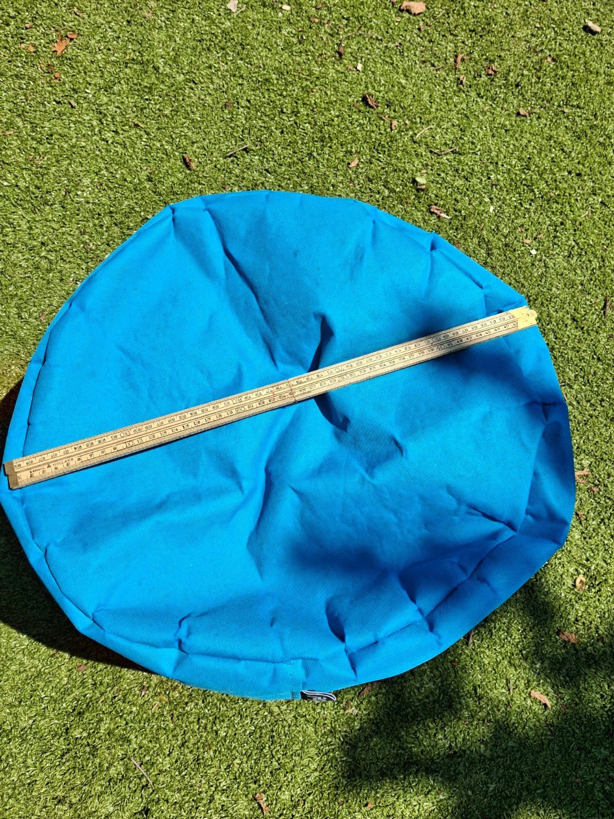 Blauwe zitzak - Comfortabel en stijlvol, Ophalen of Verzenden, Gebruikt, Blauw, Zitzak