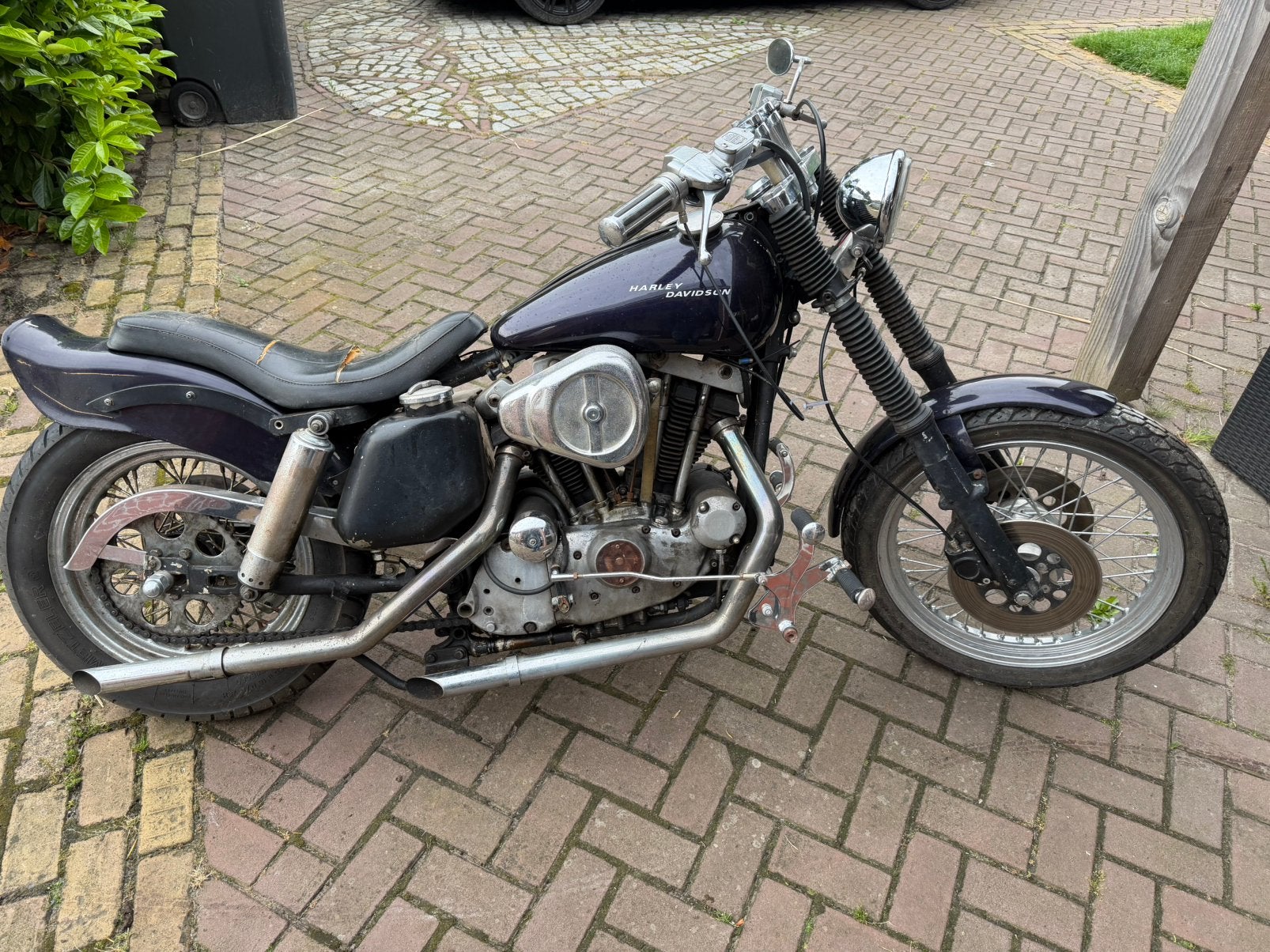 Harley-Davidson XLS 1000cc Ironhead 1973, 2 cilinders, Gebruikt, Particulier, 1000 cc
