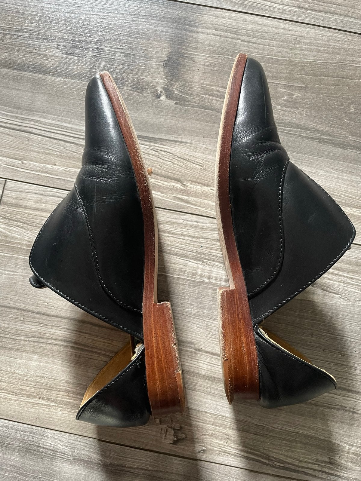 Nisolo Zwarte Leren Emma d’Orsay oxford schoenen Maat 37, Kleding | Dames, Schoenen, Ophalen of Verzenden, Gedragen, Zwart, Sandalen of Muiltjes