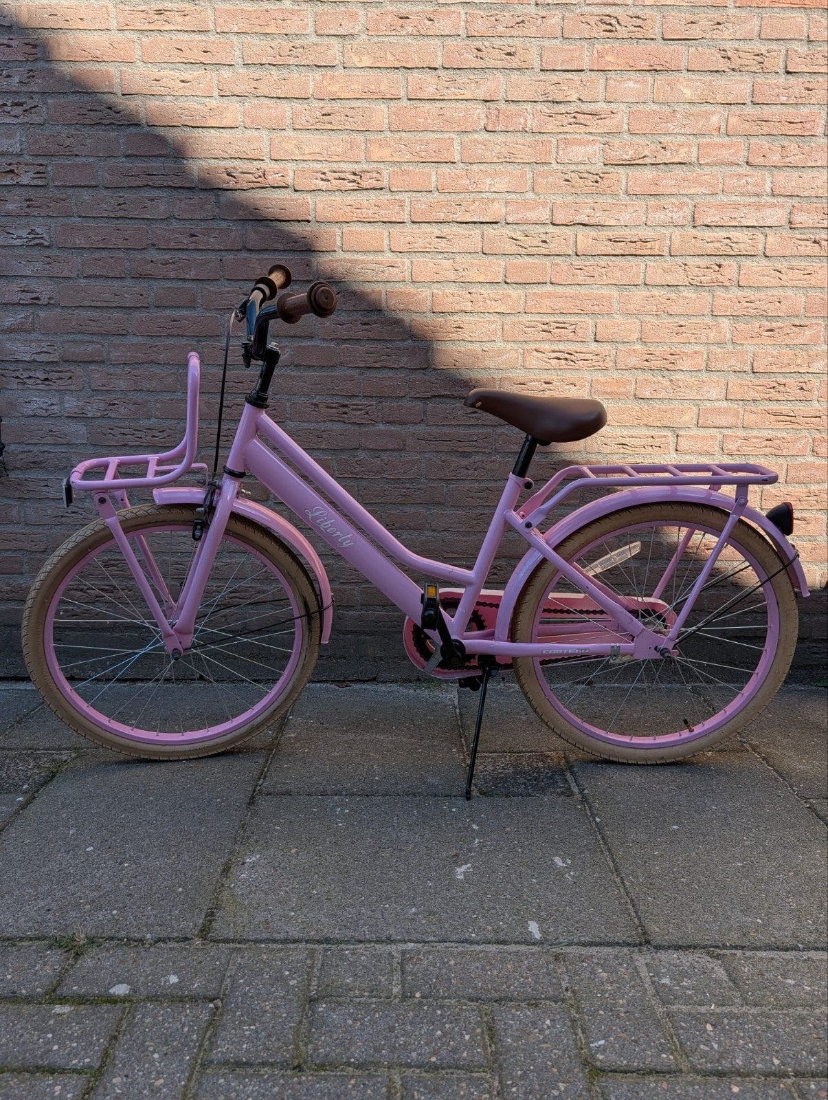 Kinderfiets 22 inch, Fietsen en Brommers, Ophalen, Terugtraprem, 22 inch, Gebruikt