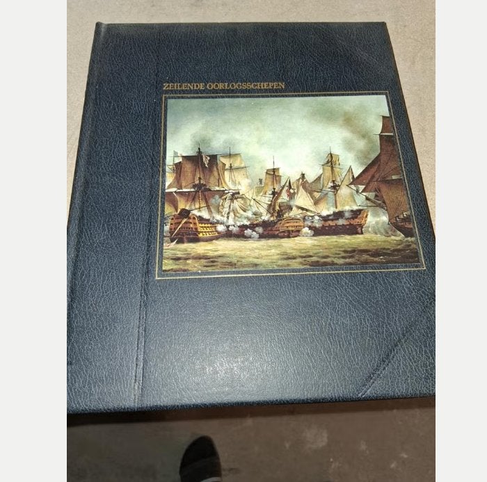 Zeilende Oorlogsschepen - Boek over maritieme geschiedenis, Verzamelen, Ophalen of Verzenden, Gebruikt, Zeilboot, Boek of Tijdschrift