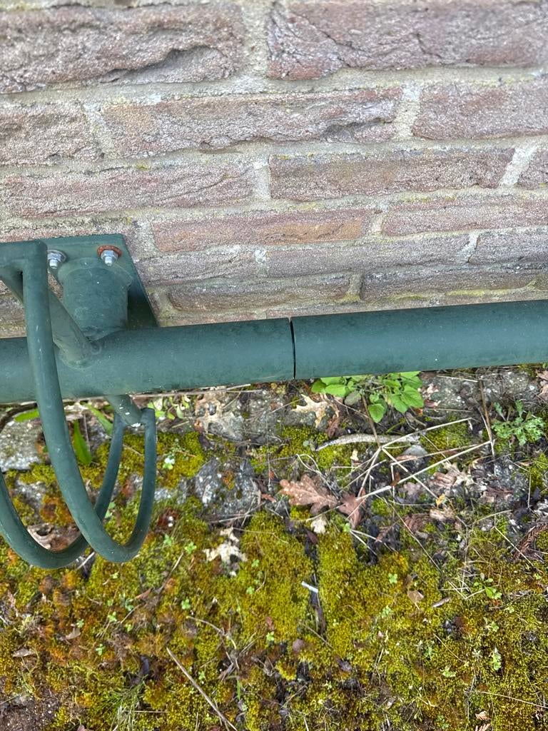 Gebruikt Samson fietsenrek, groen, 424 cm, 7 fietsen, Ophalen, Gebruikt, Samson, Nvt
