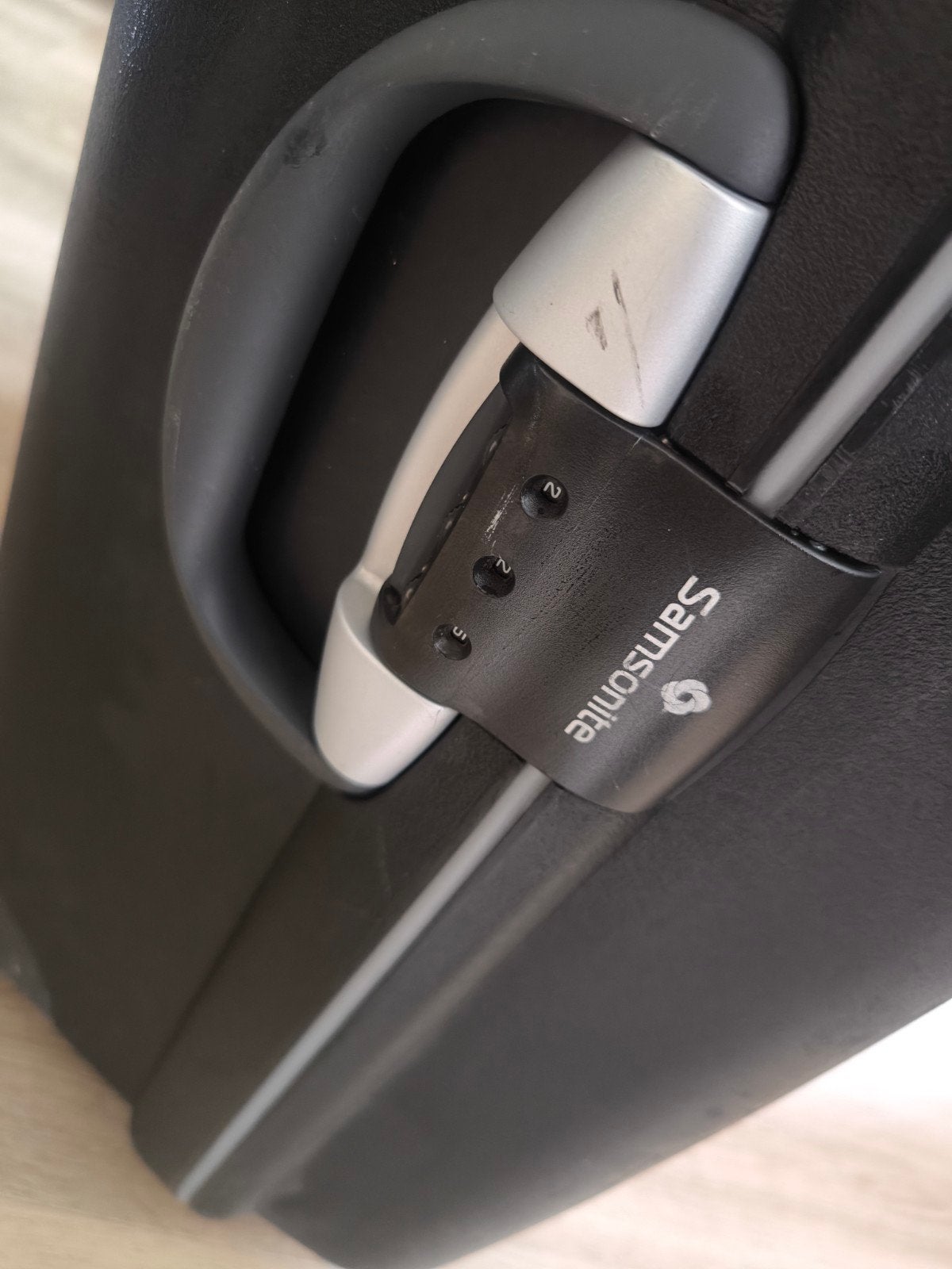 Samsonite koffer - Zwart, met wieltjes uitschuifbare handg, Ophalen, Uitschuifbare handgreep, 30 cm of meer, Gebruikt