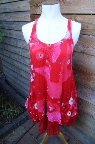 Jurk rood Marithe + Francois Girbaud ( High Use) mt 36 Vas, Kleding | Dames, Zo goed als nieuw, Maat 36 (S), Boven de knie, Rood