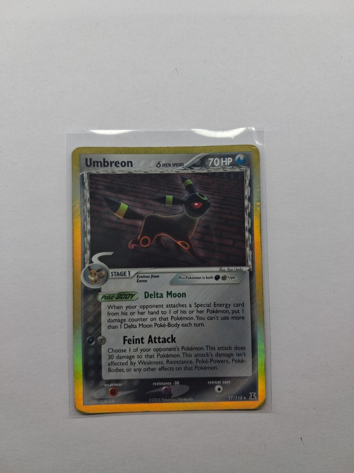 Umbreon pokémon delta species, Ophalen of Verzenden, Zo goed als nieuw