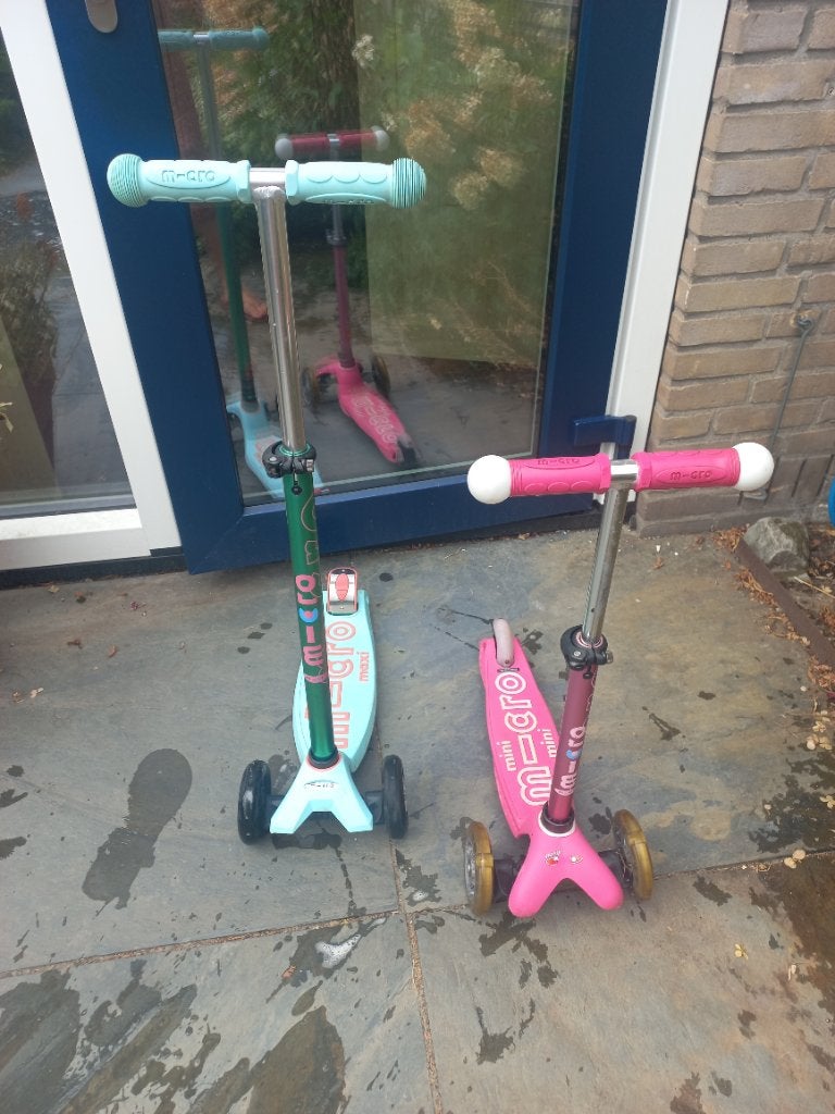 2 x micro step mini en maxi, Fietsen en Brommers, Steps, Ophalen, Gebruikt, Gewone step, Micro