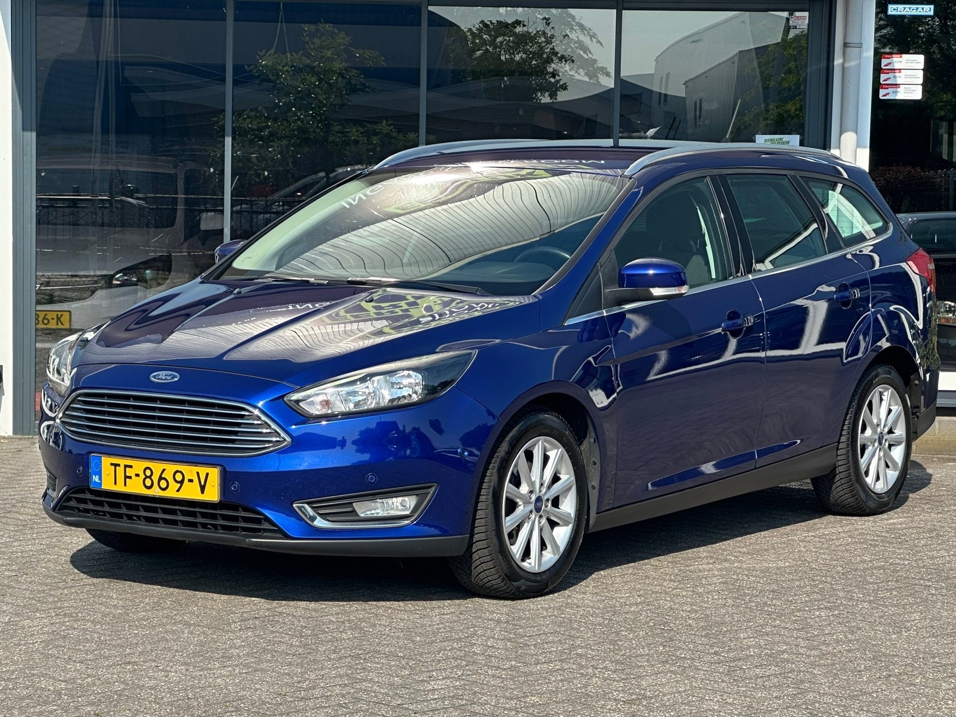 Ford Focus Wagon 1.0 Titanium / Uitstekende staat, 125 pk, Gebruikt, Euro 6, Blauw