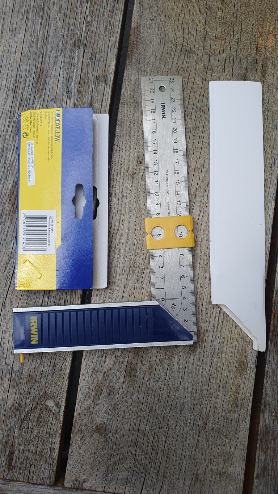 Nieuwe Irwin Winkelhaak 250mm - Nieuw in Verpakking, Ophalen of Verzenden, Nieuw, Overige typen, Overige merken