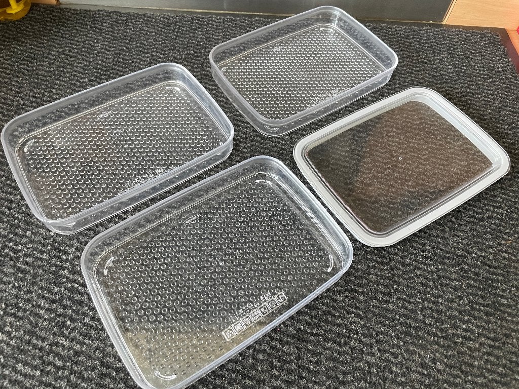 Curver 3 stuks vleesschaaltjes 0,8L voor broodbeleg NIEUW, Ophalen, Overige typen, Kunststof, Nieuw