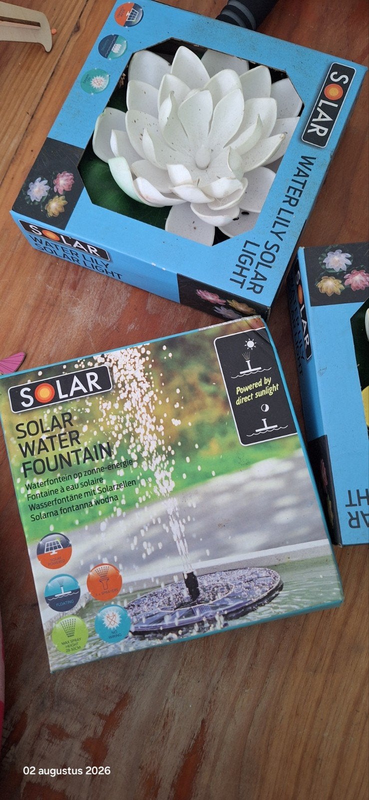 Zonne-energie waterpomp en drijvende waterlelies, Ophalen of Verzenden, Nieuw, Elektrisch, Overige typen
