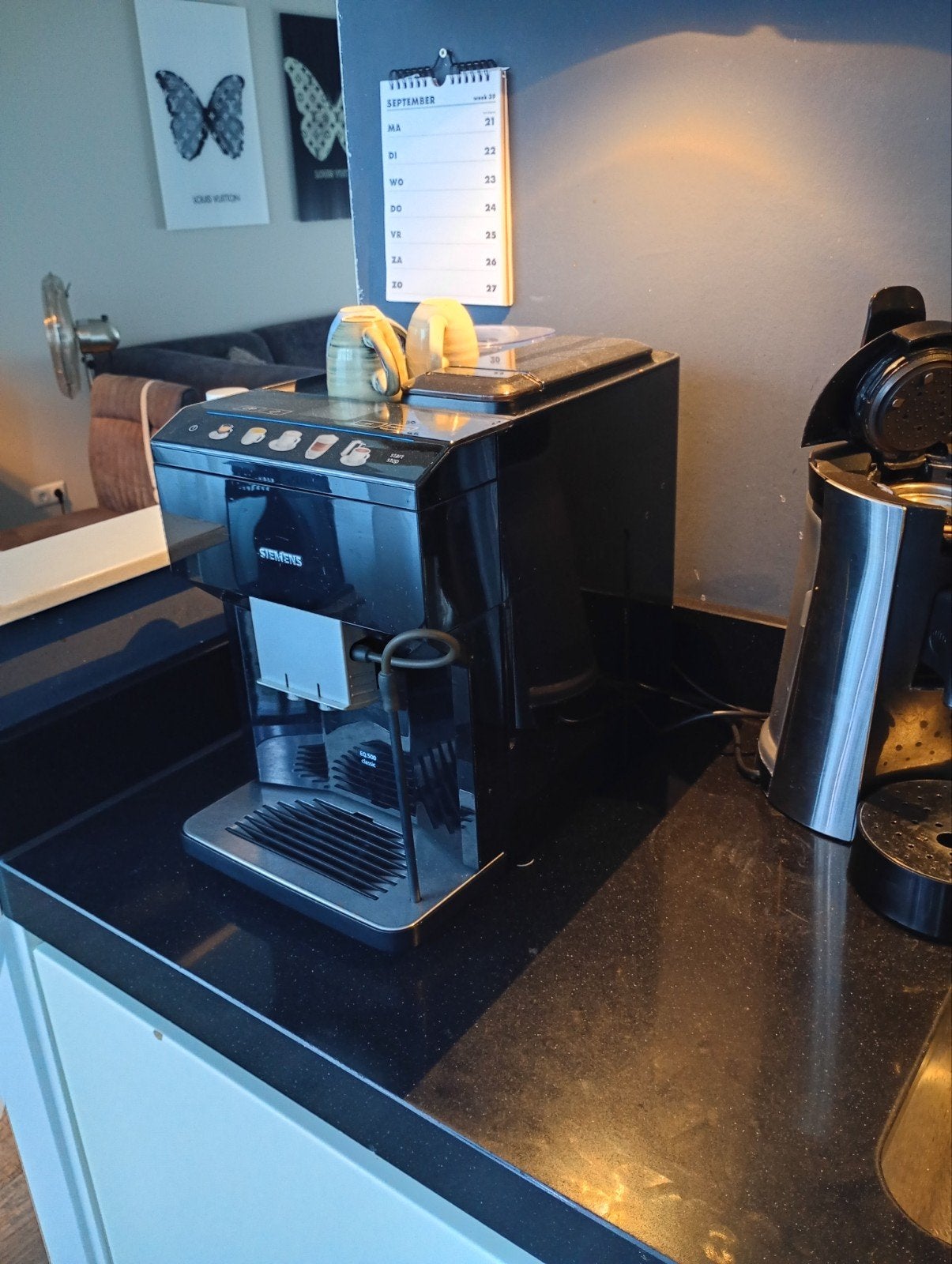 Siemens EQ500 classic volautomatische espressomachine, Ophalen, Gebruikt, Espresso apparaat, 10 kopjes of meer