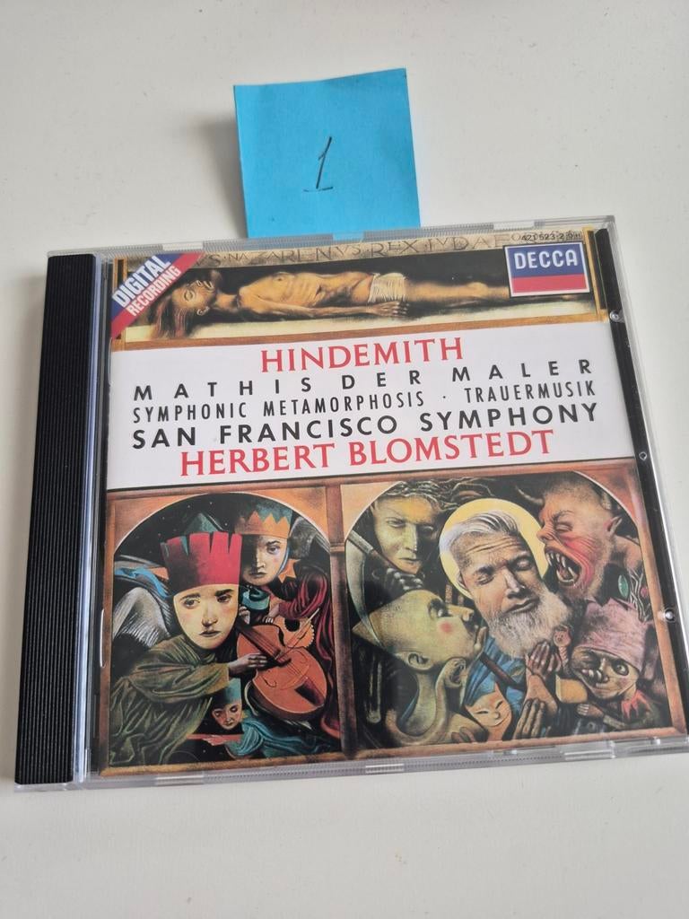 Hindemith: Mathis der Maler, Symphonic Metamorphosis CD, Ophalen of Verzenden, Modernisme tot heden, Gebruikt, Orkest of Ballet