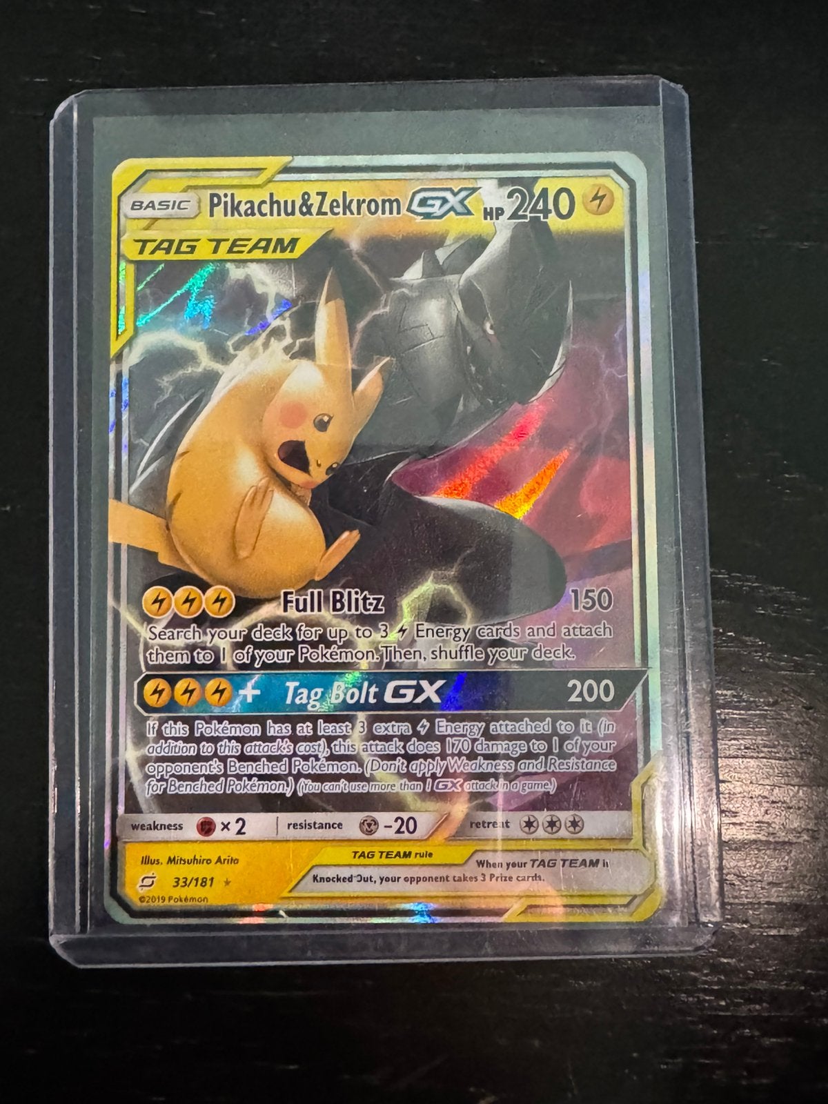 (Pokemon) Pikachu & Zekrom Tag Team 33/181, Ophalen, Zo goed als nieuw