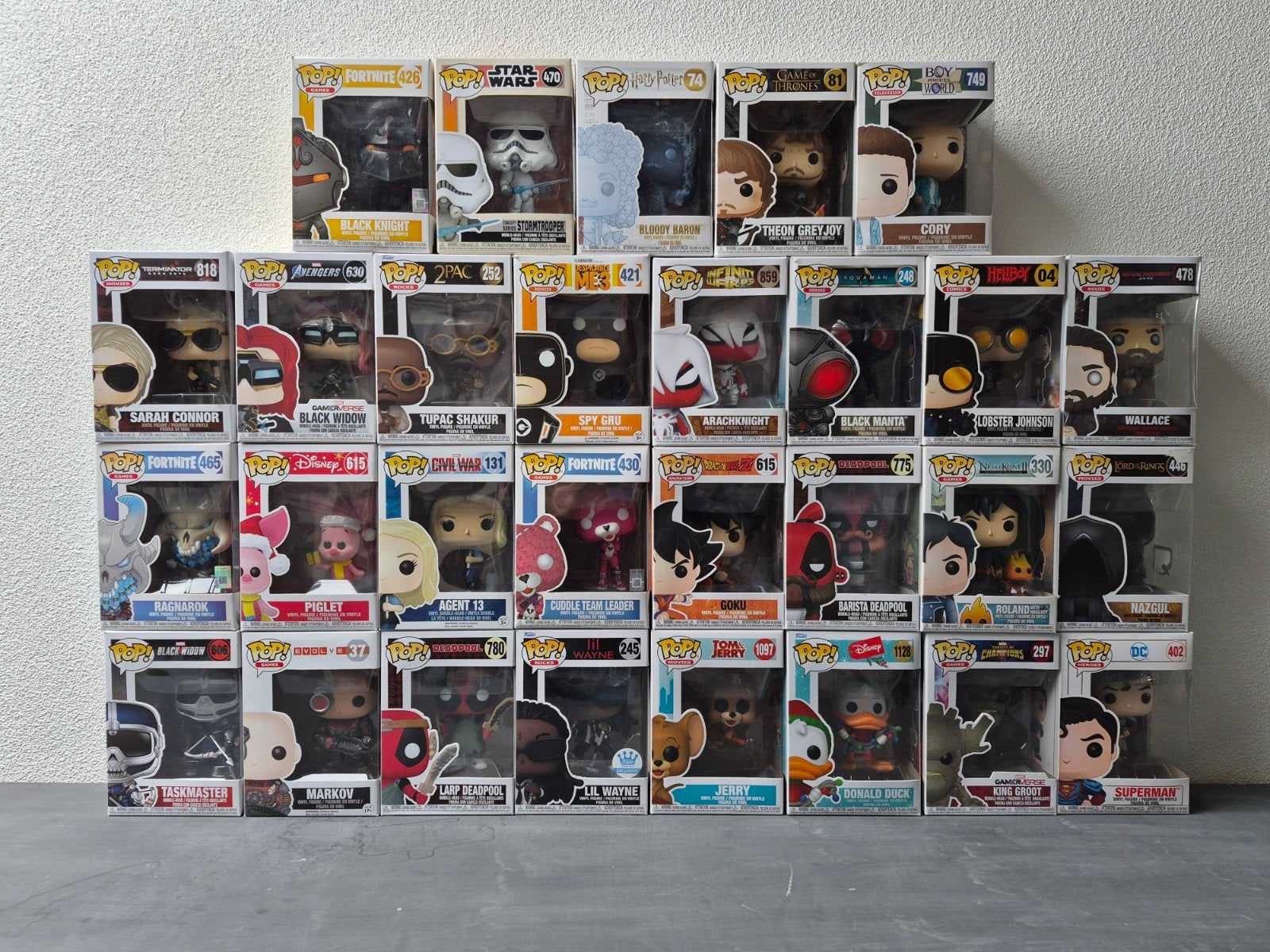 Grote collectie Funko Pop! figuren - Diverse series, Ophalen, Zo goed als nieuw