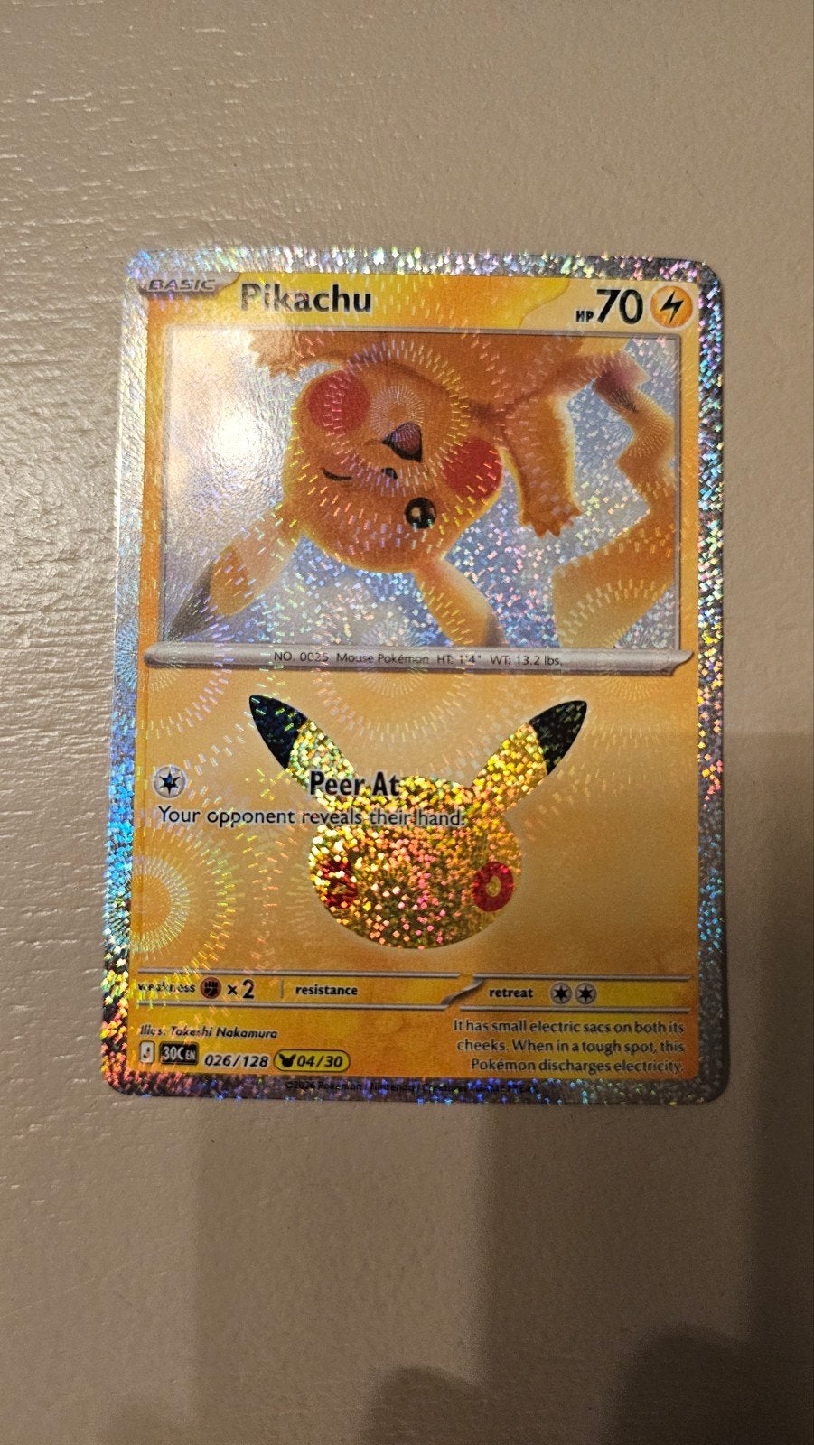 Pikachu 26/128, Ophalen of Verzenden