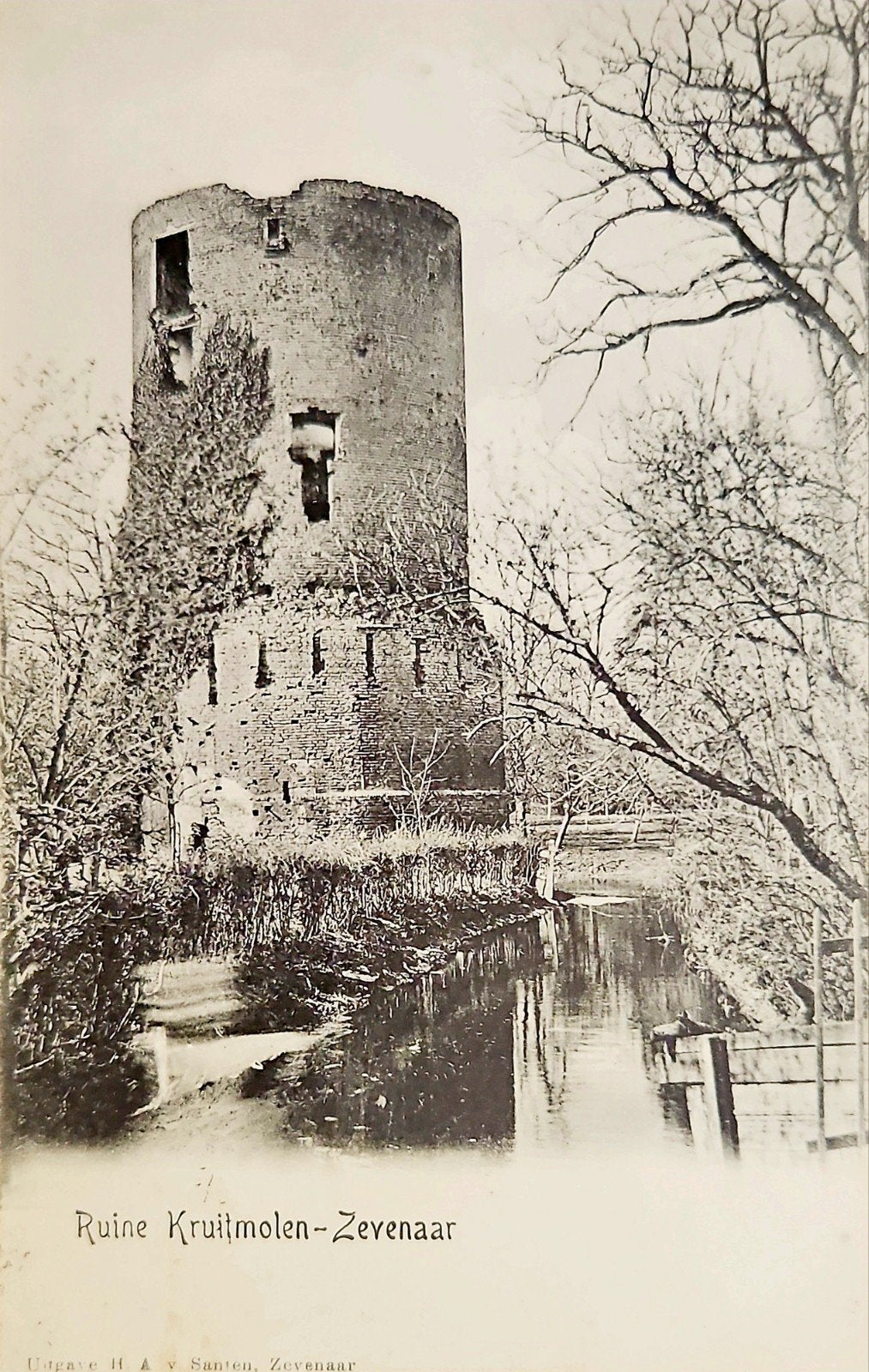 Zevenaar - Ruïne Kruitmolen, Verzamelen, Verzenden, Voor 1920, Gelopen, Gelderland