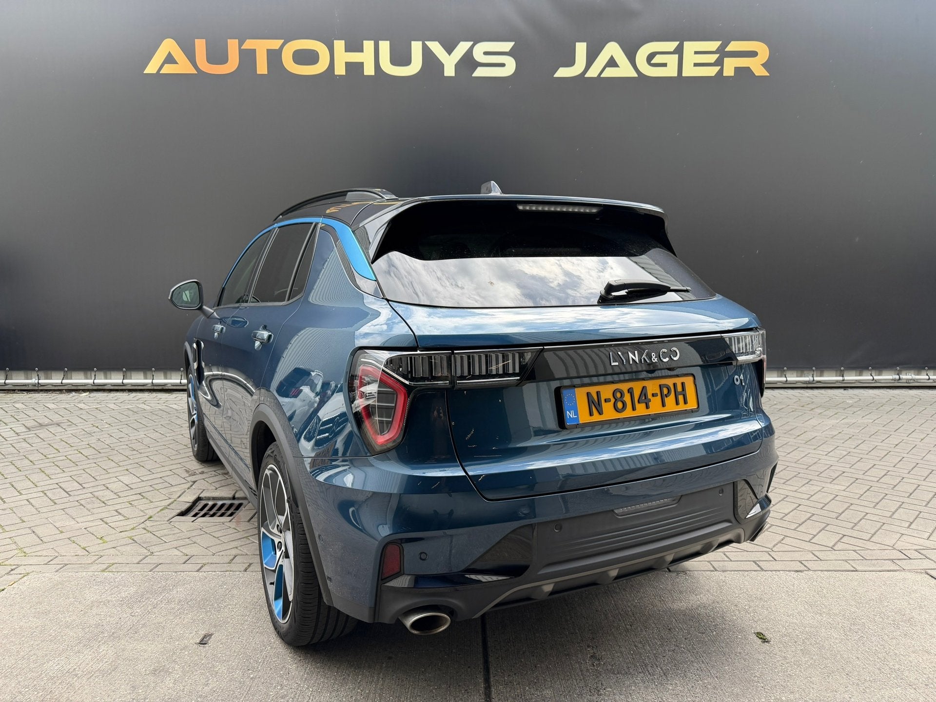 Lynk & Co 01 1.5 Pano Memory Carplay Hybride Automaat, Auto's, Lynk & Co, Stof, Blauw, 120 €/maand, Bedrijf