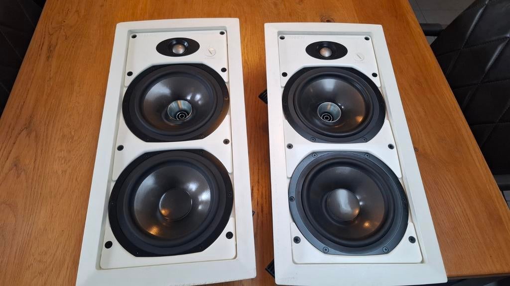 Tannoy iw62 inbouw luidsprekers, Audio, Tv en Foto, Luidsprekers, Ophalen of Verzenden, Front, Rear of Stereo speakers, Overige merken