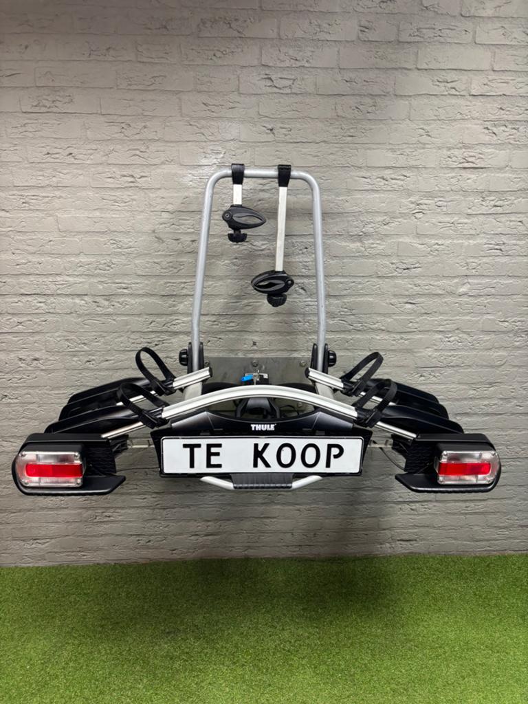 NETTE THULE 921(elek)fietsen46kg/lichtgew./kantelb/klik&go, Auto diversen, Fietsendragers, Gebruikt, Trekhaakdrager, 2 fietsen