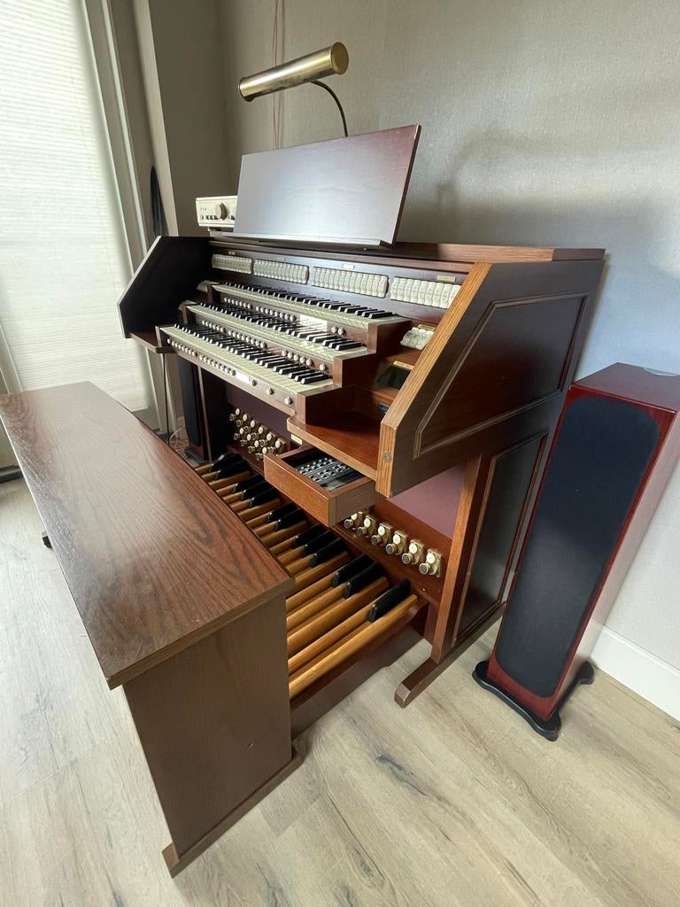 MOET WEG! Domus Prestige II met Denon versterker en boxen, Ophalen, Gebruikt, 3 klavieren, Orgel