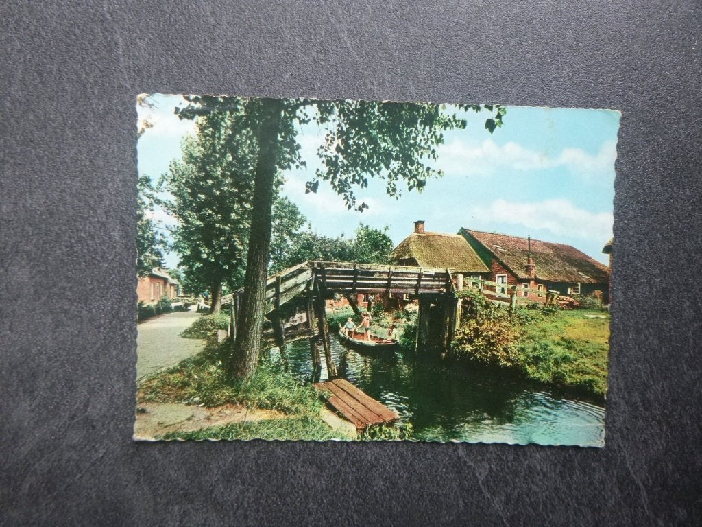 mooi Giethoorn 1960, Verzenden, 1960 tot 1980, Gelopen, Overijssel